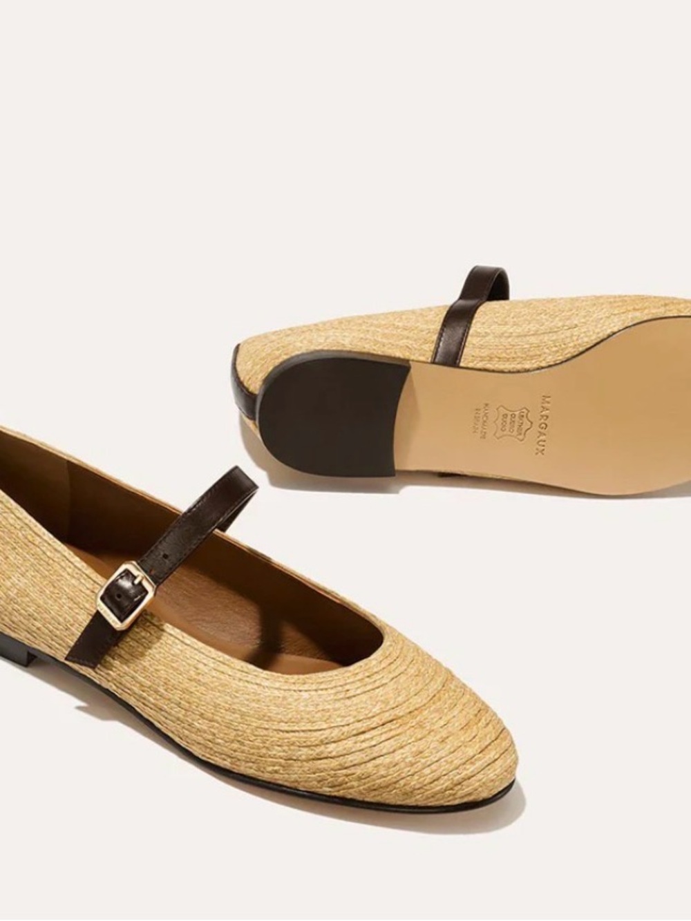 Margaux Demi Jane in Natural Raffia